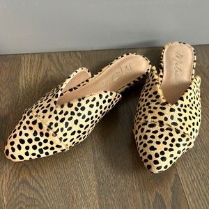 Animal print mule